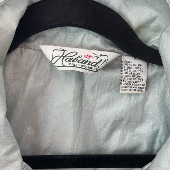 Vintage Silver Windbreaker Jacket Snaps Mens Small - Picture 5 of 6